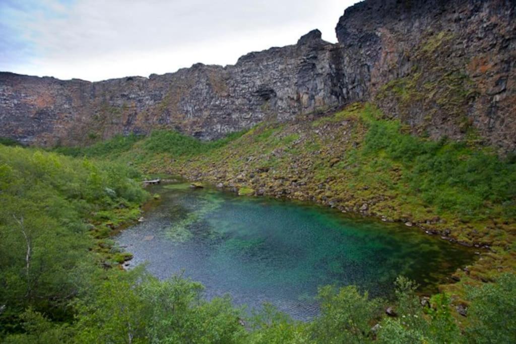 Cabin In The Lava. Near Husavik Skogar  Eksteriør bilde