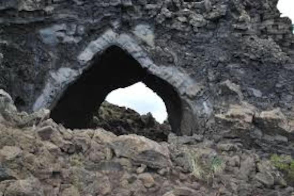Cabin In The Lava. Near Husavik Skogar  Eksteriør bilde