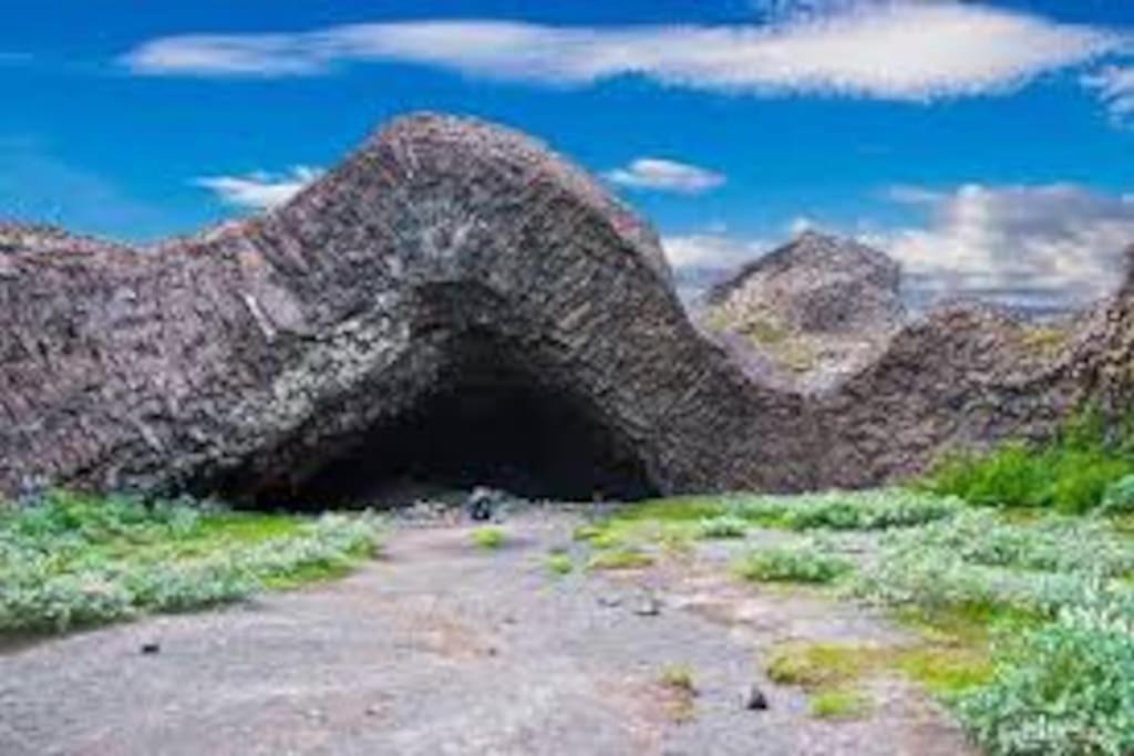 Cabin In The Lava. Near Husavik Skogar  Eksteriør bilde